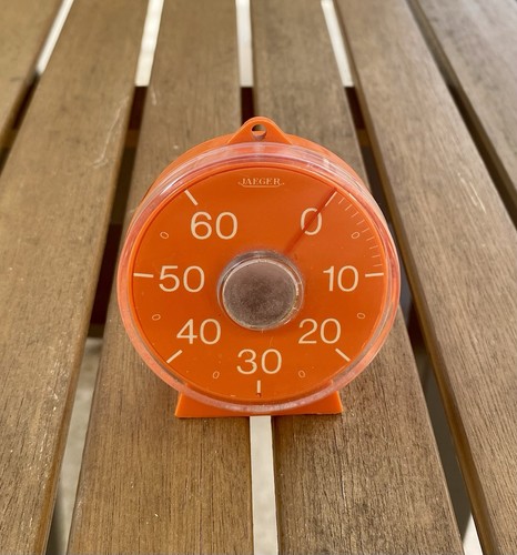 Minuteur jaeger orange vintage - jaeger,