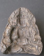 Moule à Tsa-Tsa Vajrasattva en Bronze, Tibet