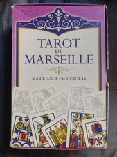 Tarot de Marseille Coffret avec jeu 78 cartes et 1 livre Marie-Ange Faugérolas