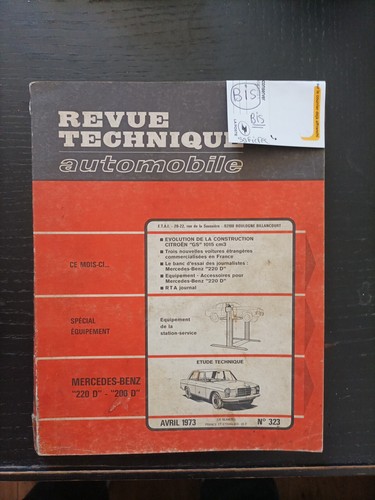 Revue technique mercedes 220 - 220, d