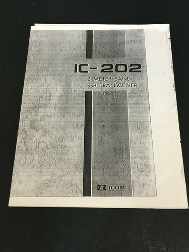 Icom 202 manual copy - icom,