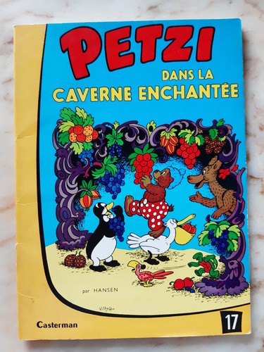 Petzi dans caverne - petzi,