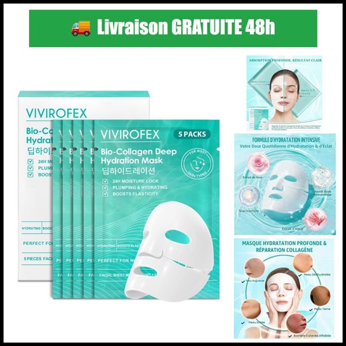 Masques visage hydrogel - , au