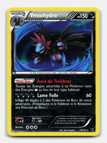 Carte pokémon trioxhydre - pokémon,