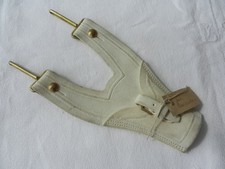 ancien gousset baïonnette Chassepot cuir Buffle blanc-militaire-Garde Républicai