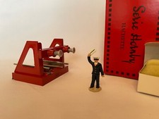 Hornby Hachette heurtoir et chef de gare en plomb - Echelle O avec boîte