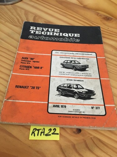 Renault r20 r20ts revue - r20,