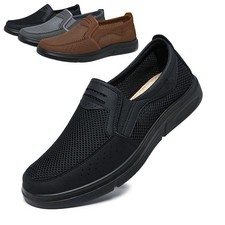CHAUSSURES DE MARCHE HOMMES COUPE LARGE MOCASSINS DE CONDUITE MOCASSINS CONFORT DÉCONTRACTÉ