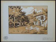PAUL-EMILE COLIN, RENTREE DES FOINS DANS LES VOSGES - PLANCHE 1912 - 