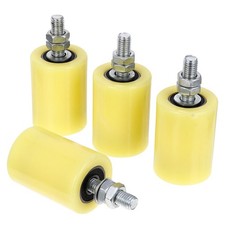  4 Pcs Roue De Portail Galet Coulissant Poulies Porte Coulissantes