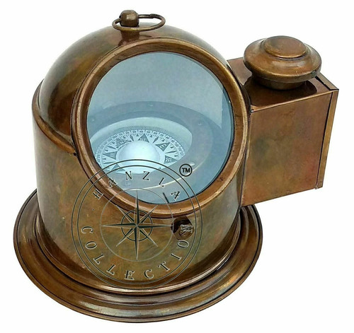 Boussole ancienne cardan