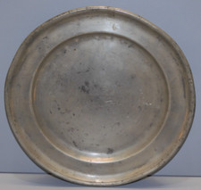 Assiette etain ancienne - etain,