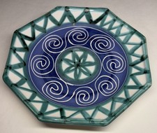 Rare Assiette Octogonale R.P