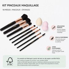 Kit de Pinceaux de Maquillage
