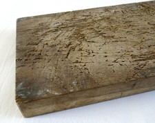 PLANCHE à DÉCOUPER, ancienne planche à découper, billot, boucher, cuisine .
