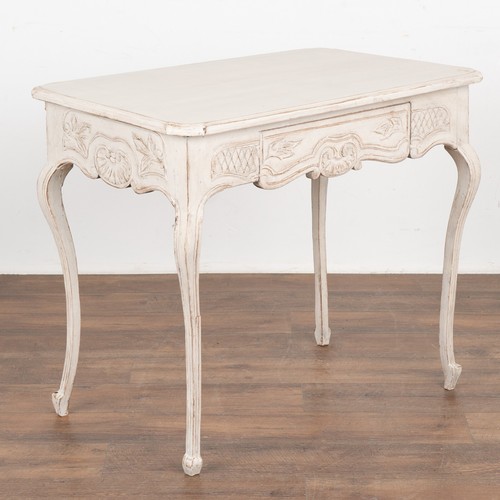 Gustavian white painted side - gustavian,
