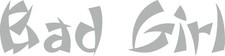 Tatou vitre et voiture Bad Girl 230 x 60 mm