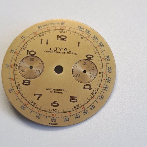 Cadran plat doré loyal - cadran,