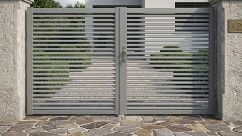Portail battant acier - portail,
