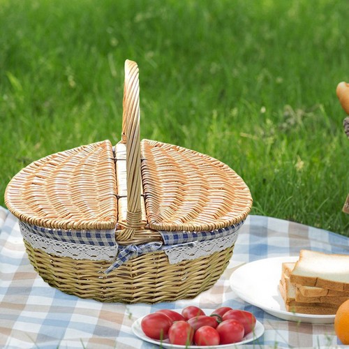 Panier pique nique osier - de,