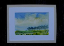 Paysage aquarelle les - aquarelle, "les