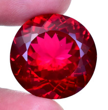 Forme Ronde Naturel Rouge Sang