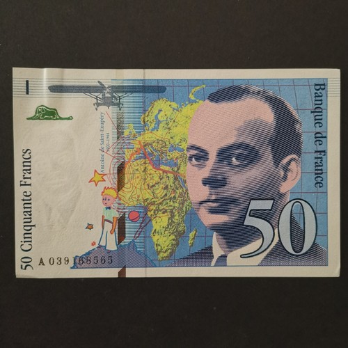 Billet francs saint exupery - billet,