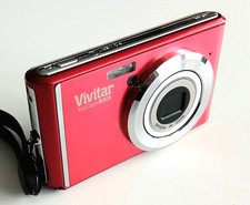 Appareil Photo Numérique Vivitar Vivicam S325 – Rouge – Pour pièces – Non testé