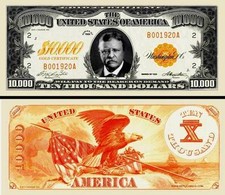 BILLET 10.000 DOLLAR US Repro