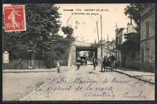 CPA Gagny, L´Entrée du pays