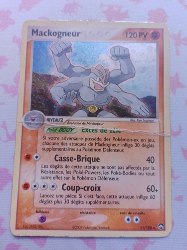 Carte pokemon mackogneur holo - carte,