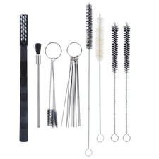 Kit de Nettoyage Accessoire Matériel, Aérographe Multi usages Mini Brosses Ai...