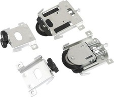 2 Pièces Roulette Porte Coulissante Placard,Roulette Coulissant Armoire,Kit C...