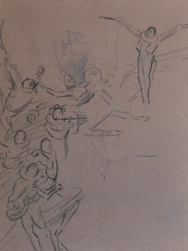 Jules cheret drawing - cheret,