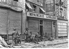  WW2 - Photo - Carentan - GI's