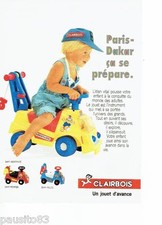PUBLICITE ADVERTISING 116  1988   Clairbois  jeux jouets  Samy assistance