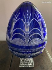 Cave à champagne cristal bleu