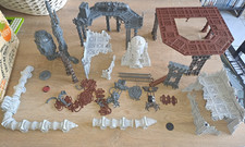 Lot de terrain pour Warhammer 40000, partiellement assemblé, occasion