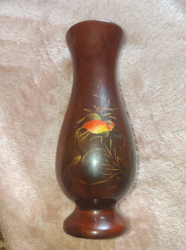 Vase viêtnam bois laqué - viêtnam,