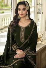 Robe Longue Ethnique Anarkali Kameez Designer Pour Mariage Indien