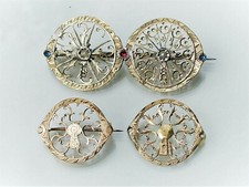 LOT de 4 COQS DE MONTRE