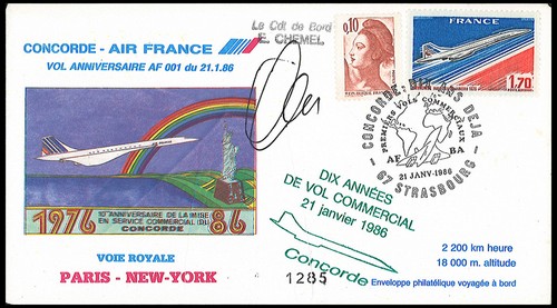 Pli voyagé concorde - pli,