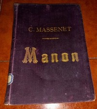 Jules Massenet Manon Partition