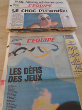 💥 Journal l'équipe Revivez les JO de Séoul  1988 - complet - Jeux Olympiques💥