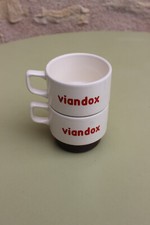 LOT 2 ANCIENNES TASSES VIANDOX ANNEES 70