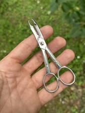 Ciseaux / Pince à Sucre & Art Deco & Argent Massif & Minerve & Travail Français