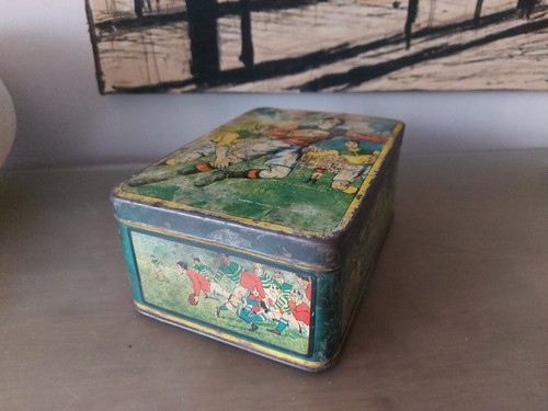 Boite tôle litho biscuits - boite, en