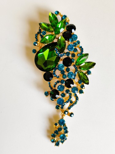 Broche florale bijou fantaisie