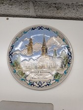 assiétte en émaux de longwy halles sous les cotes