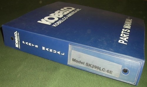 Kobelco sk290lc manuel du - manuel,